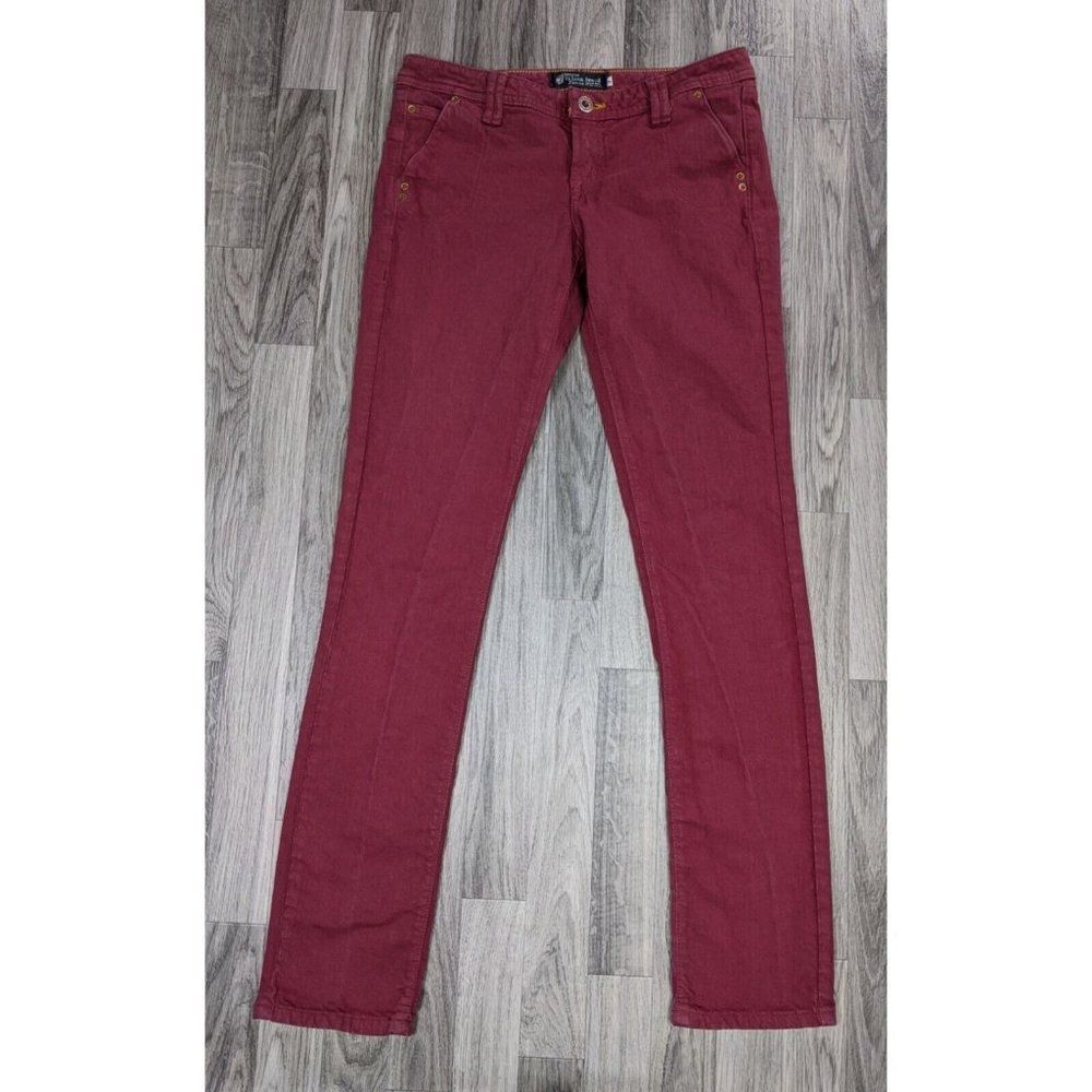 Volcom Brand Juniors‎ Size 7 Pockets Skinny Red Pants